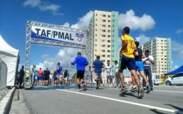 Candidato da PM sofre mal súbito após teste de aptidão física