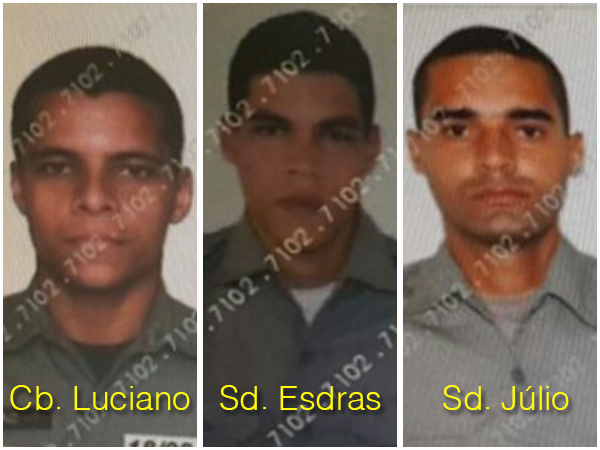 Corpos de militares mortos serão levados no caminhão do Corpo de Bombeiros