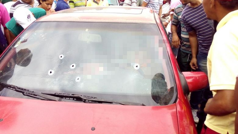 Duas pessoas da mesma família são assassinadas dentro de carro em Murici