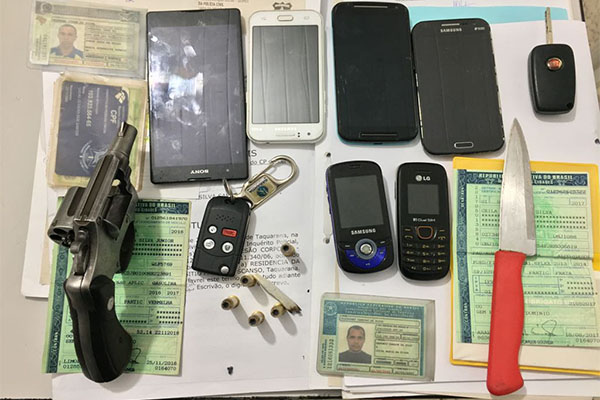 Presos acusados de tráfico de drogas e roubo em Taquarana