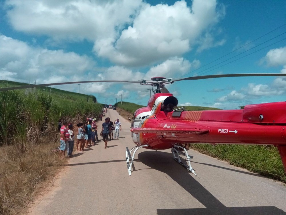 Motociclista fica ferido após moto bater em carro na AL-105, em Porto Calvo