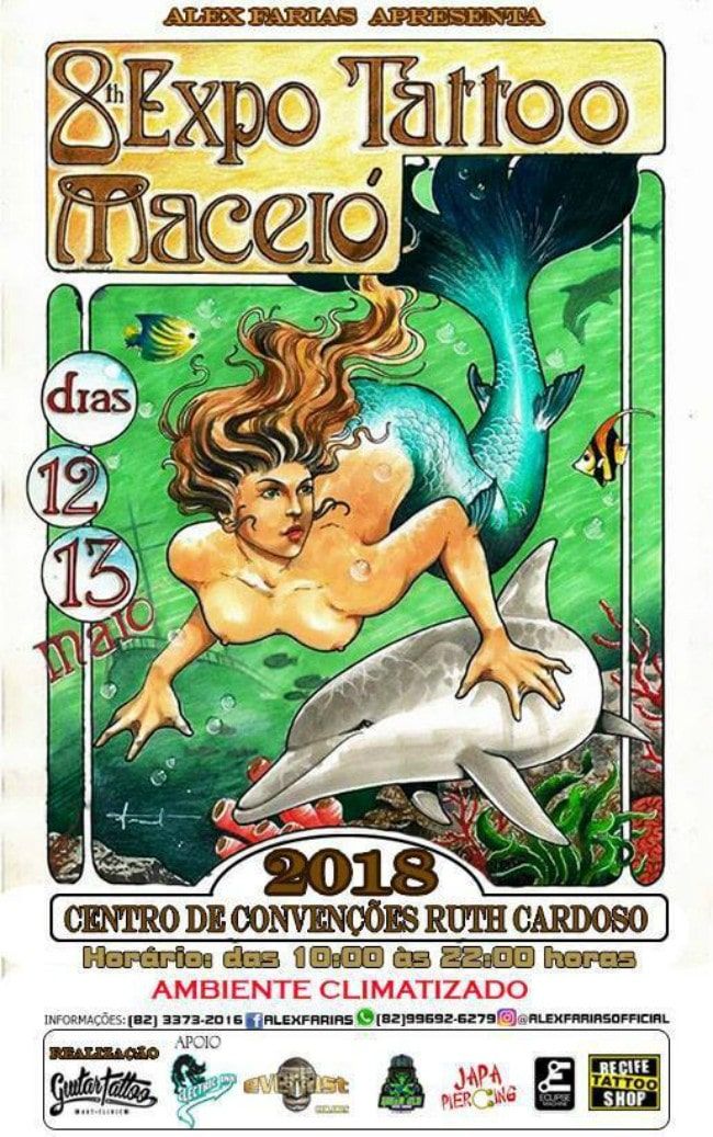 8ª Expo Tattoo acontece nos dias 12 e 13 de maio em Maceió