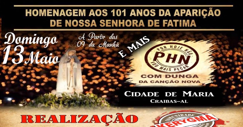 Cidade de Maria realiza encontro religioso no Dia das Mães