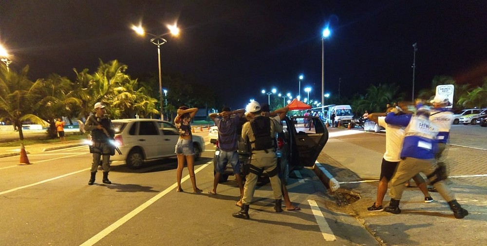 Blitze da Lei Seca em Maceió termina com 7 motoristas presos