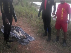 Corpo de Bombeiros encontra metade do corpo de um homem em açude de Atalaia