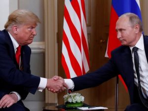 ‘Muito bom começo’, diz Trump após encontro privado com Putin