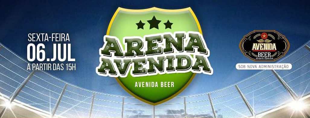 Avenida Beer faz promoção de cerveja em dia de jogo da Seleção Brasileira
