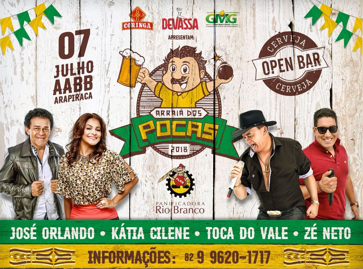 Arraiá dos Pocas realiza sua 12ª edição em Arapiraca no próximo sábado