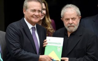 Renan Calheiros pede “Lula Livre” nas redes sociais