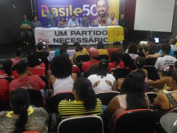 Em convenção, PSOL estadual lança candidatos para eleições de outubro