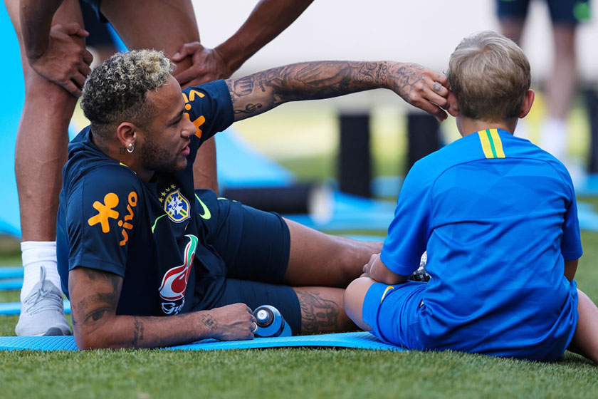 Presença dos filhos alivia a tensão da Seleção Brasileira na Copa 2018