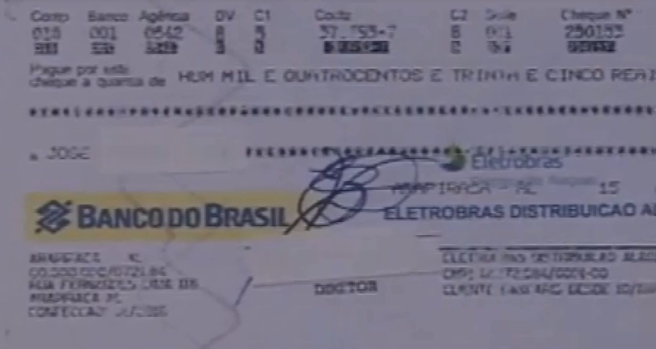 Cheques falsos em nome da Eletrobras geram prejuízos a comerciantes