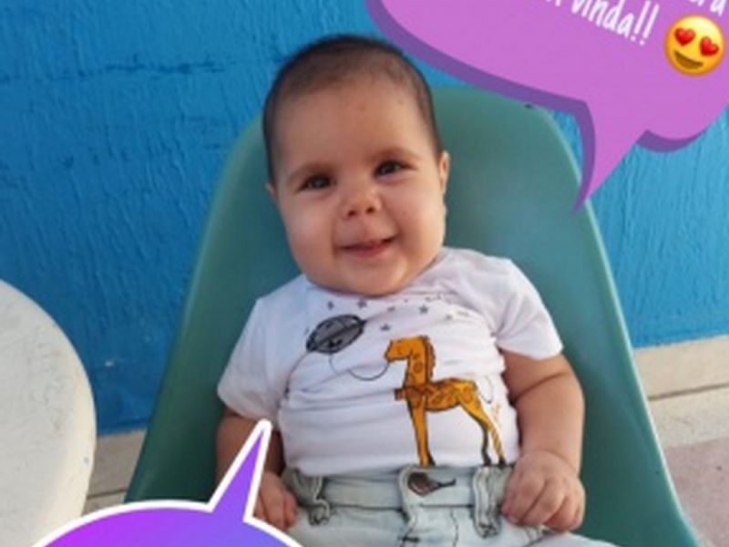 Família lança campanha para ajudar bebê com síndrome rara