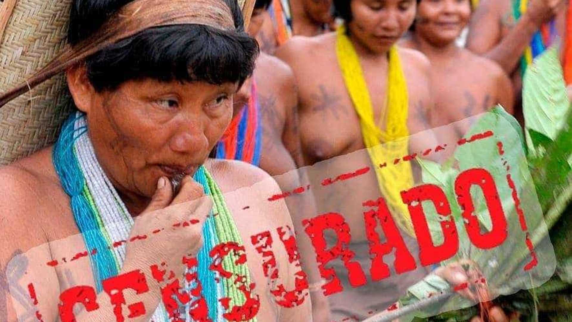 Facebook: página da Funai é bloqueada por exibir foto de índias nus