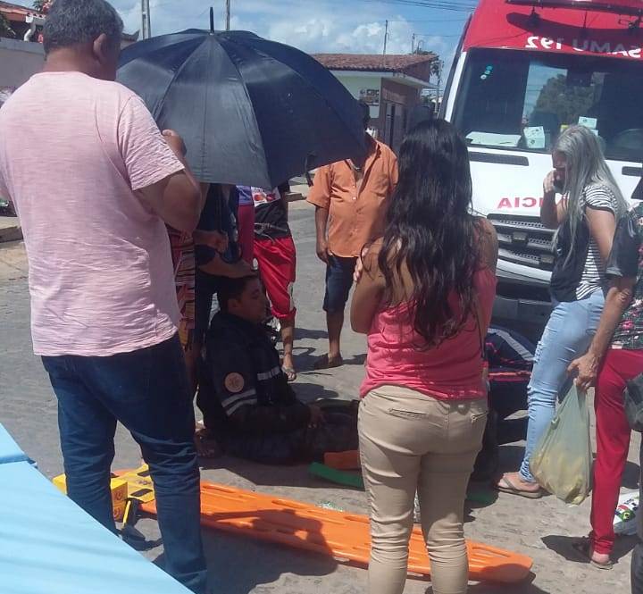 Socorrista do Samu fica ferido quando seguia para atendimento em Arapiraca