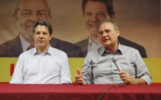 Haddad evita falar sobre “bênção” de Renan Calheiros