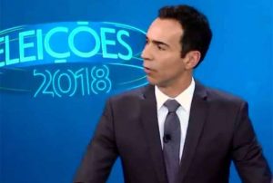 Cesar Tralli perde a paciência no debate da Globo e reação dá o que falar