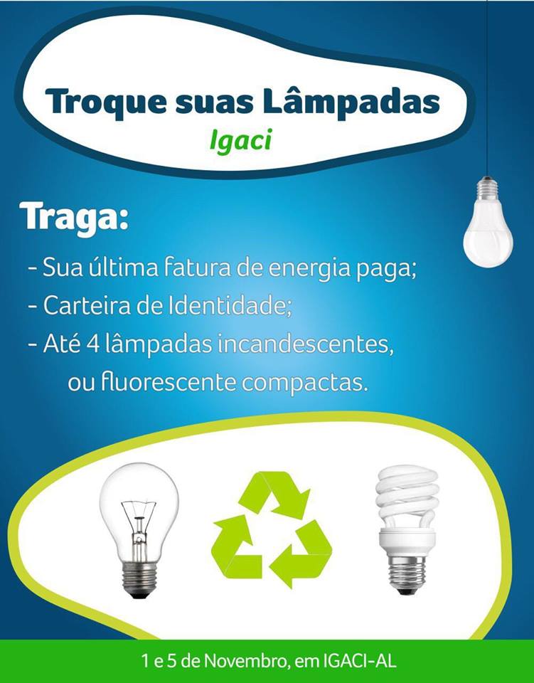 Eletrobras entrega lâmpadas em Igaci por meio de projeto social