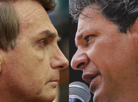 Vai ter 2º turno: Haddad e Bolsonaro vão procurar o centro