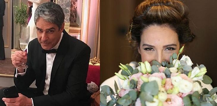 William Bonner e Natasha Dantas se casam pela segunda vez