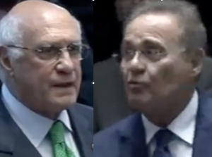 Renan Calheiros e Lasier Martins trocam acusações no plenário; assista