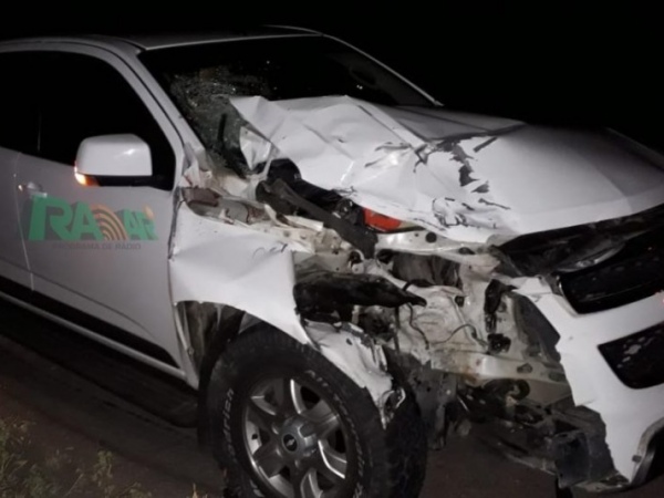 Acidente envolvendo caminhonete e moto deixa um morto na AL-220, em Delmiro