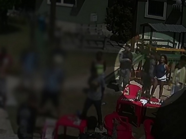 Militar é flagrado agredindo mulher no bairro do São Jorge, em Maceió