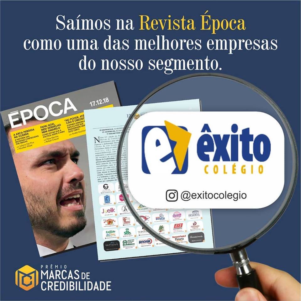 Colégio Êxito de Arapiraca é destaque na Revista Época