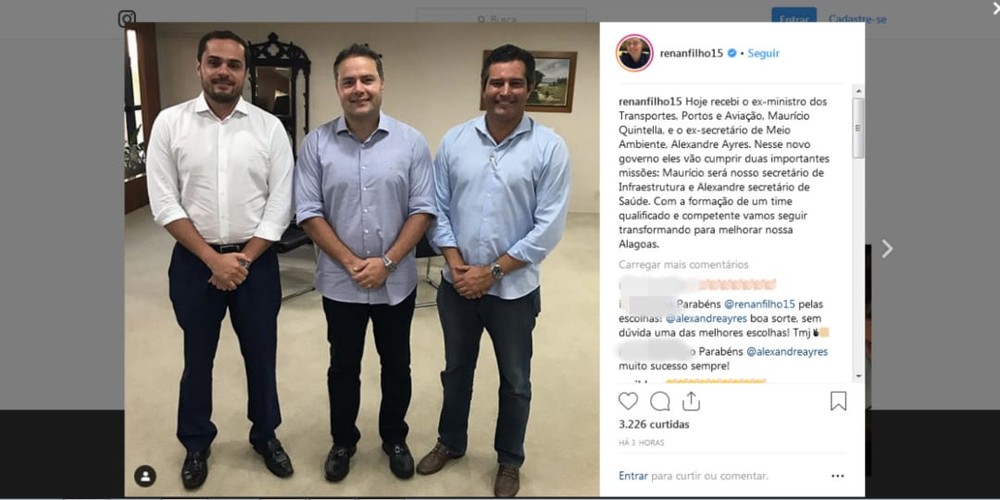 Governador Renan Filho anuncia novos nomes para as secretarias de Saúde e de Infraestrutura