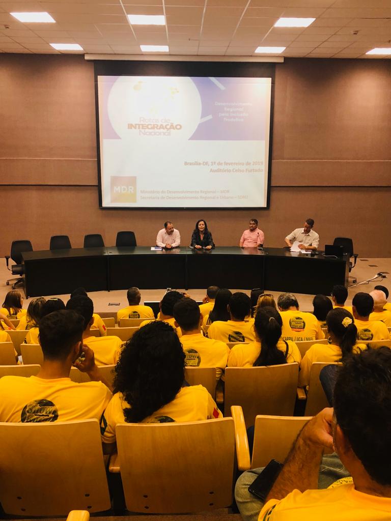 Caravana CARPIL visita Ministério da Integração Nacional em Brasília
