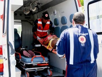 Idosa é baleada enquanto levava neto para escola