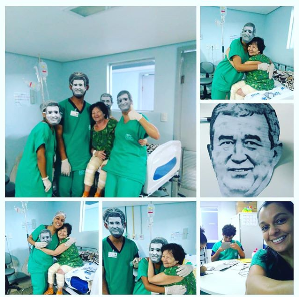 Fã de Amado Batista, paciente do HGE recebe surpresa de funcionários e vídeo viraliza; assista