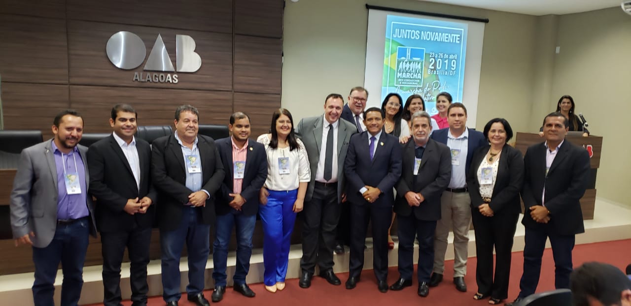 Vereadores de Palmeira dos Índios participam do Encontro Nacional de Legislativos e Fórum da Mulher Parlamentar