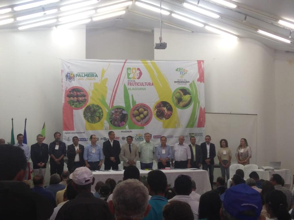 Abertura da 1ª Oficina de Planejamento da Rota da Fruticultura reúne autoridades em Palmeira dos Índios
