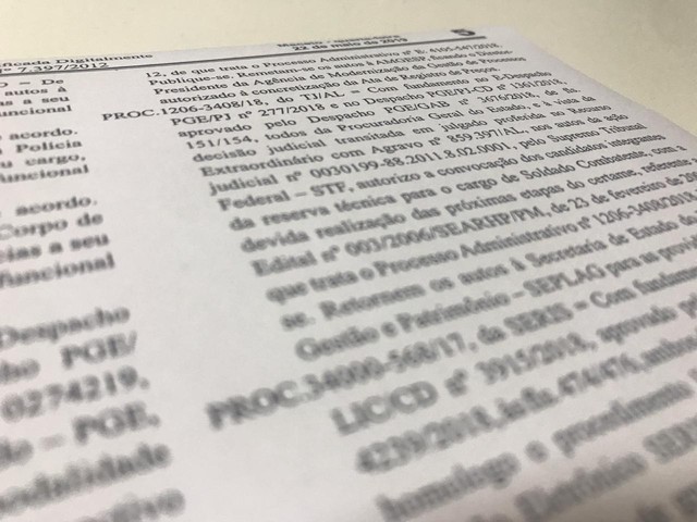 Governador autoriza convocação de candidatos da reserva técnica da PM de 2006