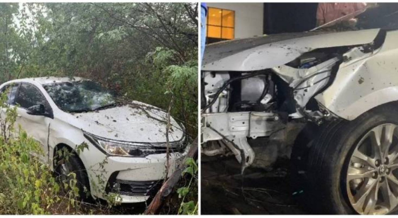 Cantor Batista Lima e a esposa sofrem acidente na BR-232