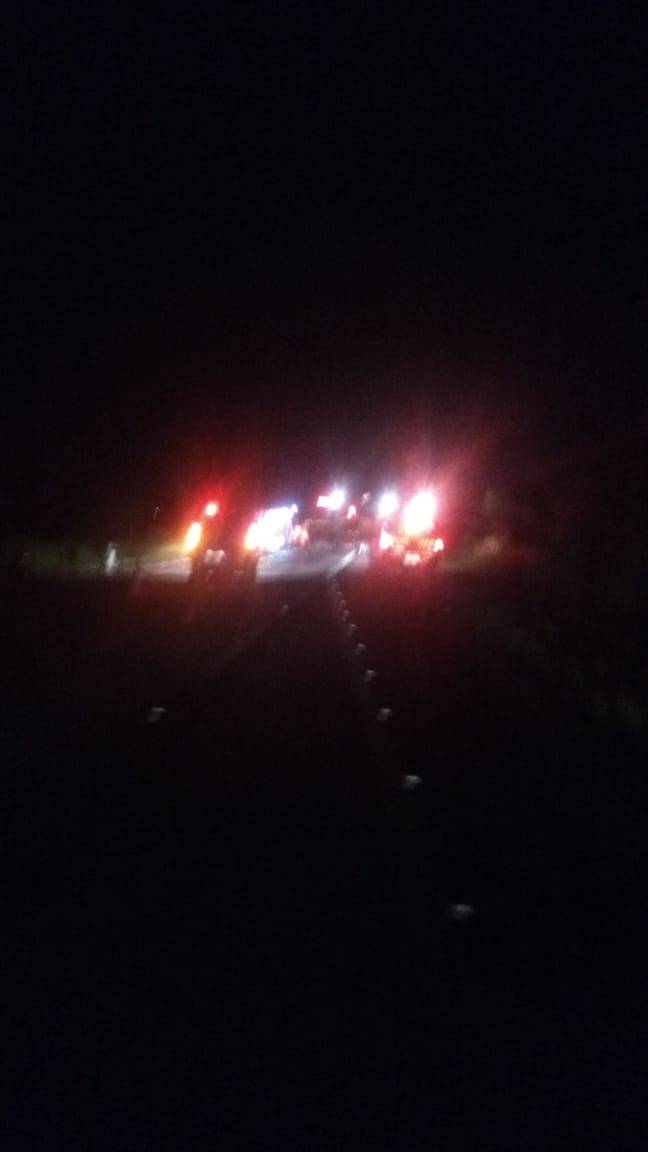 Colisão entre veículos deixa um morto e três feridos na BR-316 em Palmeira dos Índios.