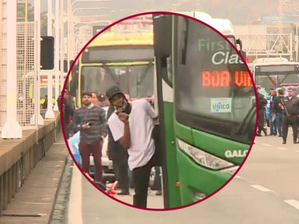 Sequestrador de ônibus na Ponte Rio-Niterói usava arma falsa, diz PM