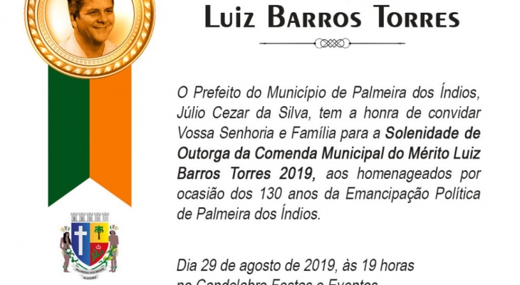 Personalidades são agraciadas com outorga da Comenda Luiz Barros Torres