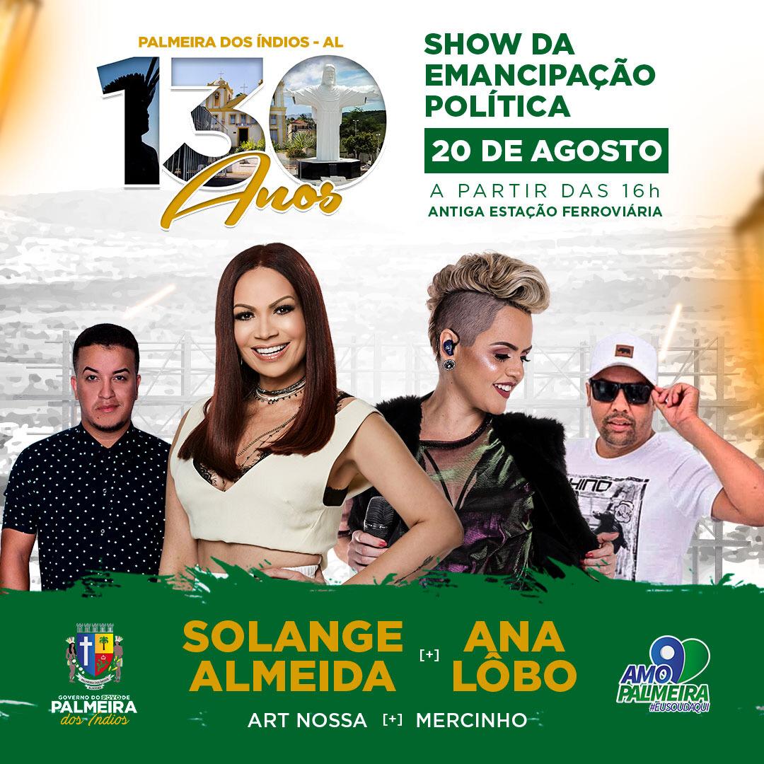 Prefeitura divulga programação de emancipação política de Palmeira dos Índios