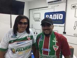 Casal viaja de São Paulo à Palmeira para assistir finalíssima entre CSE e Zumbi pela 2ª Divisão