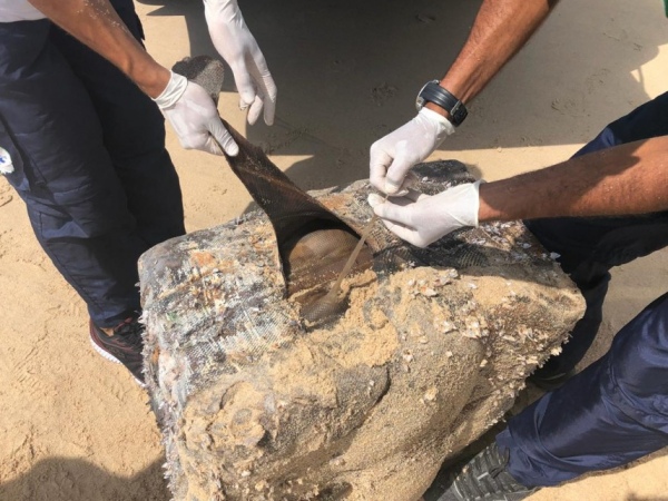 Caixas que apareceram no litoral de Alagoas são de navio afundado na 2ª Guerra