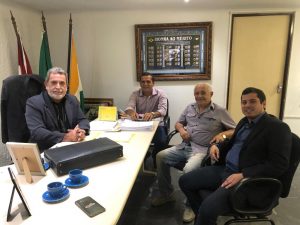 Presidente da Câmara recebe a visita do ex-Deputado Estadual, Gervásio Raimundo