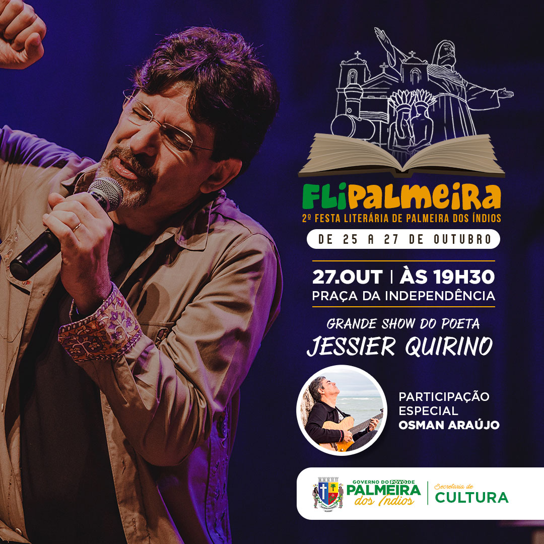 Prefeitura divulga programação da 2ª FliPalmeira e Semana Graciliano Ramos