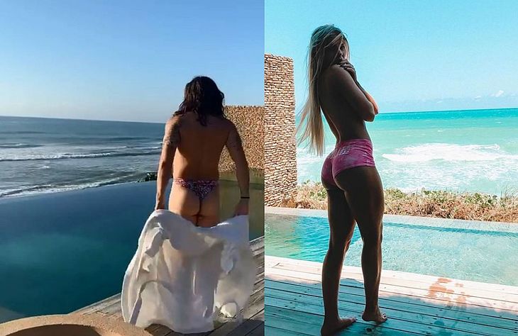 Whindersson Nunes e Luiza Sonza divertem seguidores durante férias em Alagoas