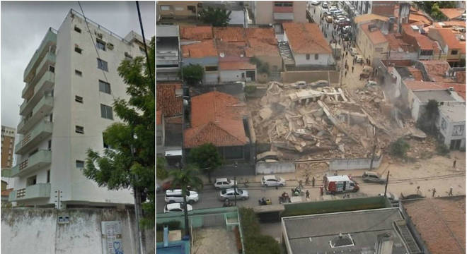 Sobe para três o número de mortos em desabamento de prédio em Fortaleza