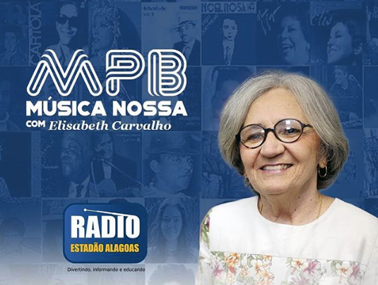 Elisabeth Carvalho estreia programa de MPB na Rádio Estadão Alagoas neste domingo