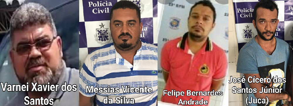 Polícia divulga fotos de integrantes de quadrilha que explodiu carro-forte