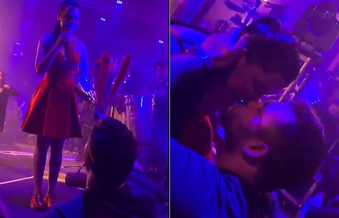 Fã beija Maraísa na boca e diz esperar que cantora o procure