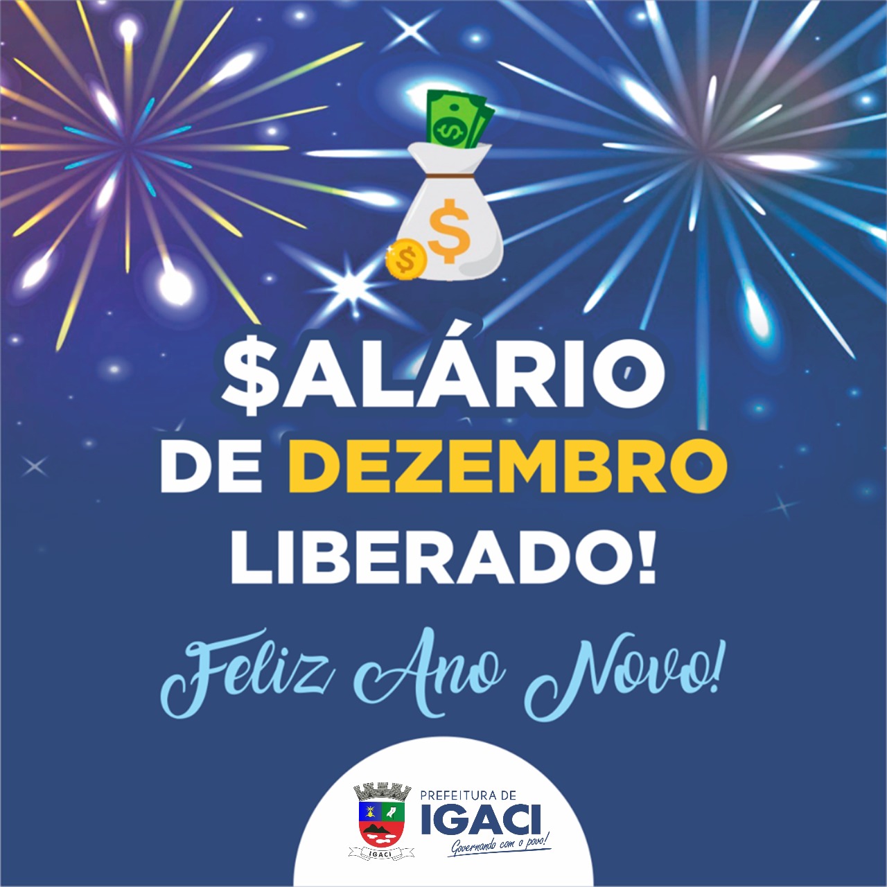 Prefeito de Igaci anuncia antecipação do pagamento do mês de dezembro